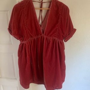 Free People Velvet Tunic Dress